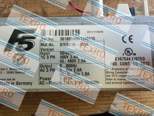 LAIPPLE KEB-07F5C1B-3B0A  price