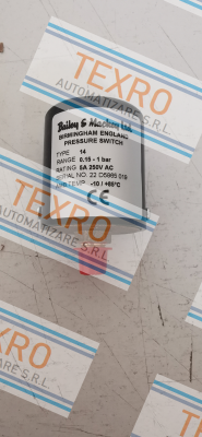 Bailey & Mackey-Type 14 (0.15 to 1bar) price