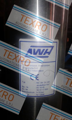 Awh-Nr. 392512000 Type DN 25-100 price