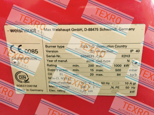 Weishaupt-601150 price